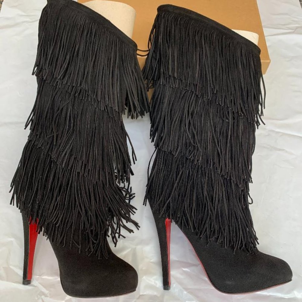 Christian Louboutin Forever Tina Boots 34.5